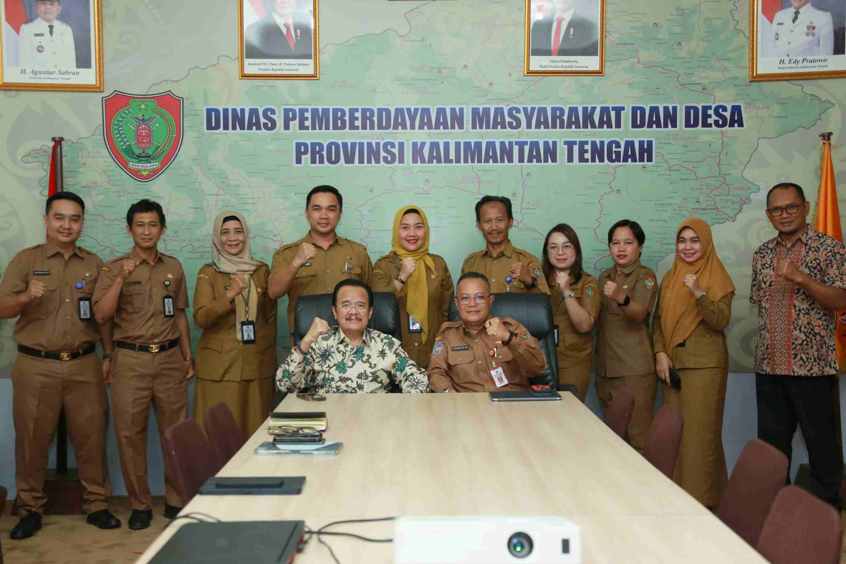 Dinas PMD Prov. Kalteng Terima Kunjungan Anggota Komisi I DPD RI Dapil Kalteng Agustin Teras Narang