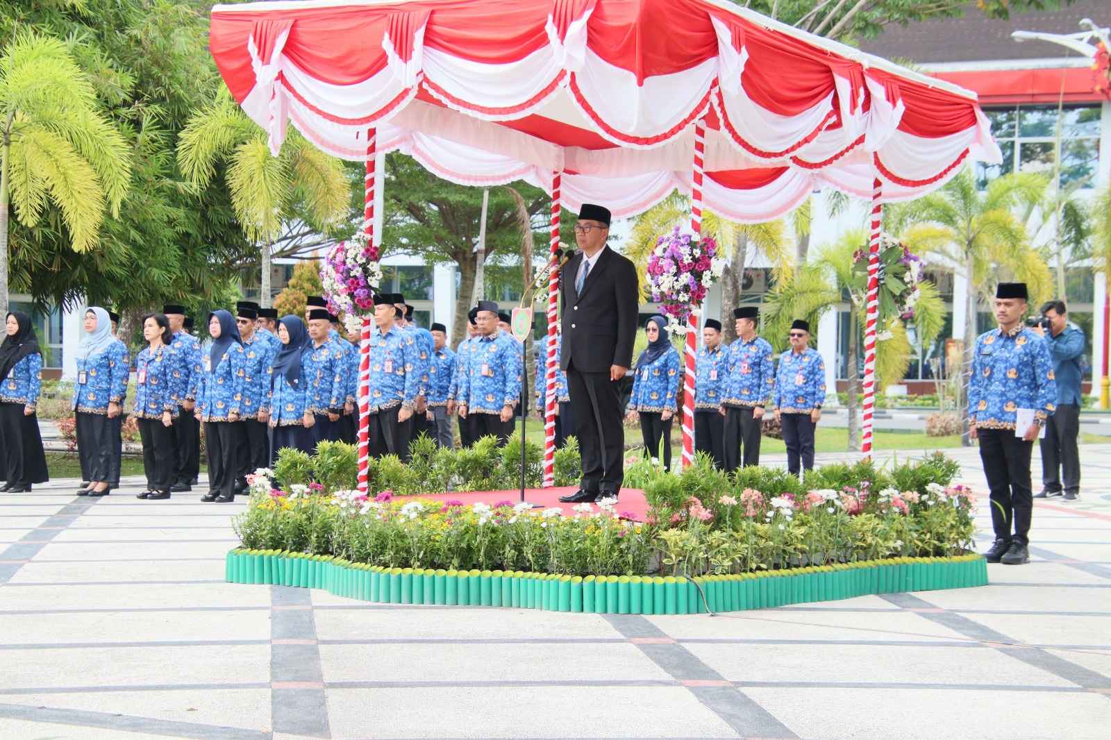 Kasatpol PP Prov. Kalteng Sampaikan Apresiasi Atas Peringatan Hari Otonomi Daerah