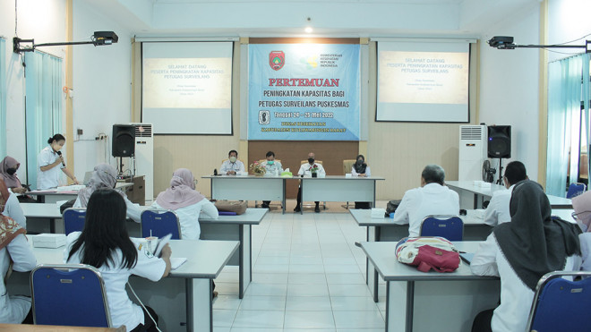 Dinkes Kobar Gelar Pertemuan Peningkatan Kapasitas Bagi Petugas Surveilans Puskesmas