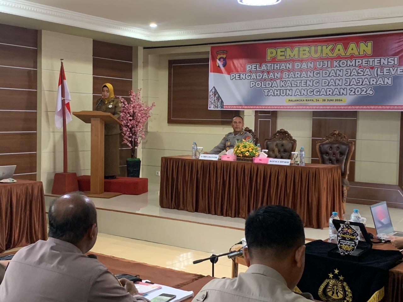 BPSDM Prov. Kalteng Bekerja Sama dengan Polda Kalteng Gelar Pelatihan Pengadaan Barang dan Jasa Pemerintah Lv.1