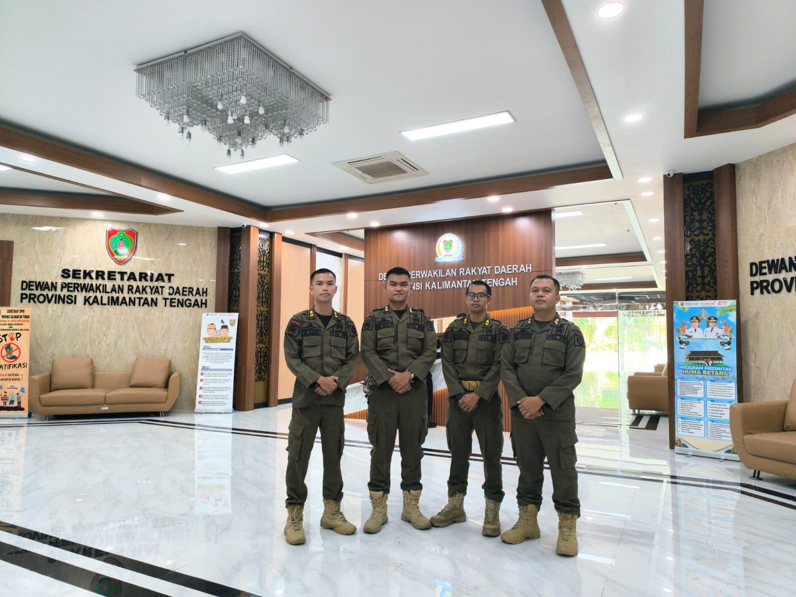 Satpol PP Prov. Kalteng Laksanakan Tugas Pengamanan Pada Kegiatan Aksi Damai