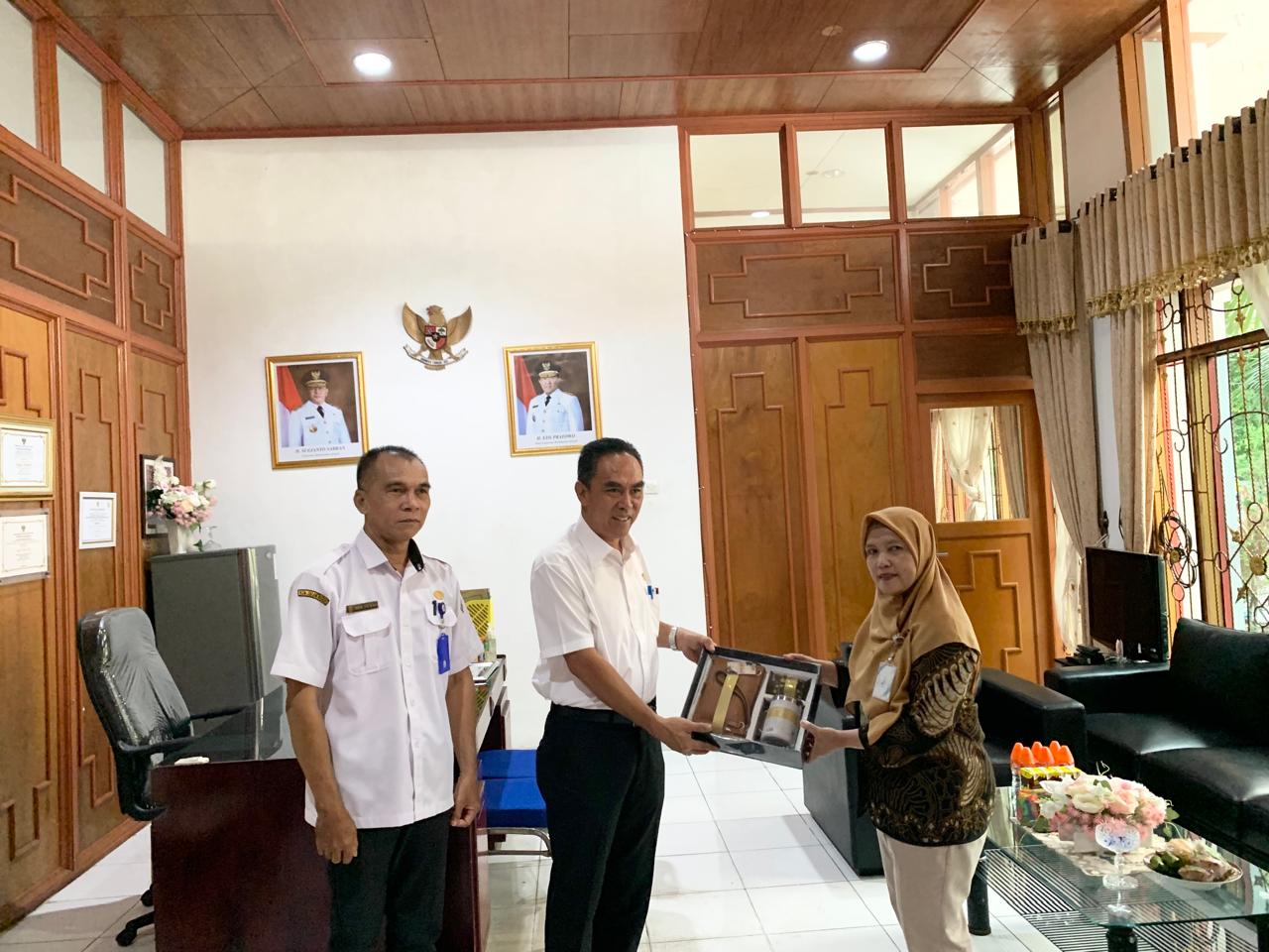 Dispursip Prov. Kalteng Terima Kunker dari PPSDM ANRI Terkait Evaluasi Pascapelatihan Kearsipan