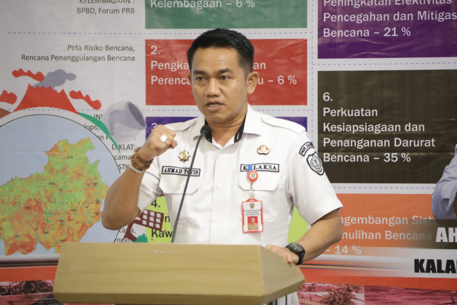 Perhitungan IKD Pada Sub Penguatan Kelembagaan Bencana Daerah, Yuas Elko Sampaikan Kebijakan Diharapkan Dapat Memperkuat Kapasitas Kelembagaan Penanggulangan