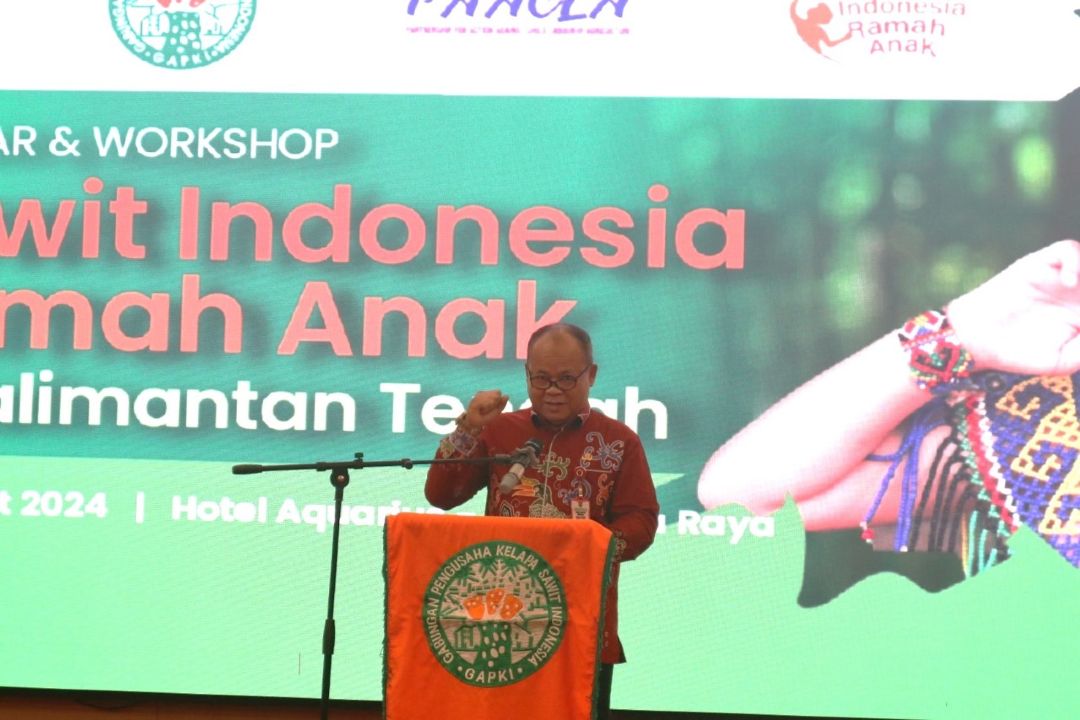 Kepala DP3APPKB Linae Victoria Aden Hadiri Seminar dan Workshop Sawit Indonesia Ramah Anak