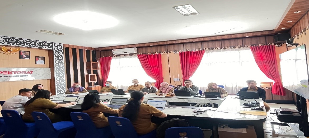 Tim Reviu Laporan Keuangan Pemerintah Daerah (LKPD) Laksanakan Paparan PA Bersama Tim Penyusunan  LKPD dari BKAD Prov. Kalteng