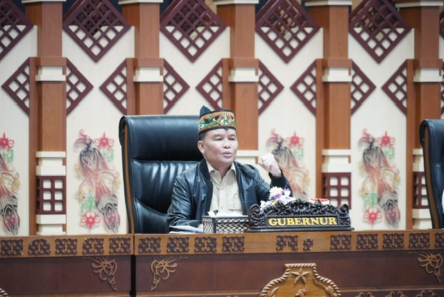 Gubernur Kalteng Agustiar Sabran Pimpin Rakor Pemerintah Daerah dan Forkopimda Dalam Rangka Menjelang Hari Raya Idul Fitri 1446 H/ 2025 M