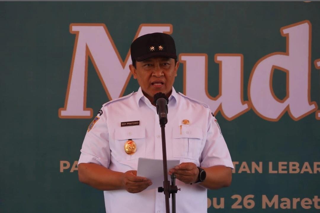 Wagub Kalteng Edy Pratowo Lepas Peserta Angkutan Mudik Gratis Idulfitri 1446 H