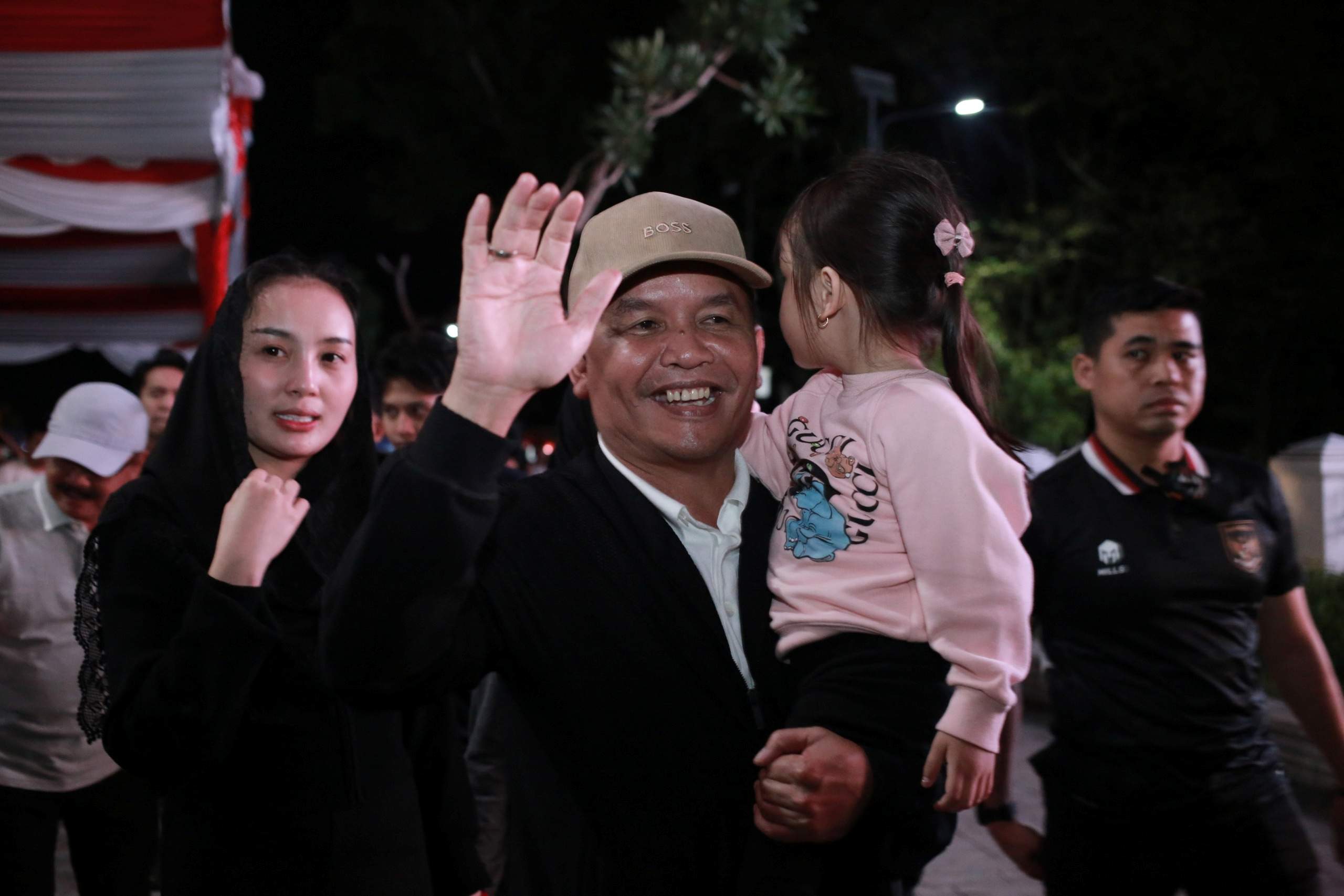 Kadis PMD Prov. Kalteng Aryawan Hadir Berikan Dukungannya Kepada Timnas Indonesia Acara Nobar Kualifikasi Piala Dunia 2026 Ronde 3
