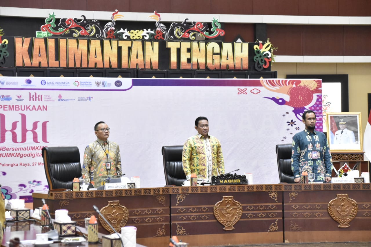 Wagub Kalteng H. Edy Pratowo Hadiri Pembukaan Karya Kreatif Indonesia 2022