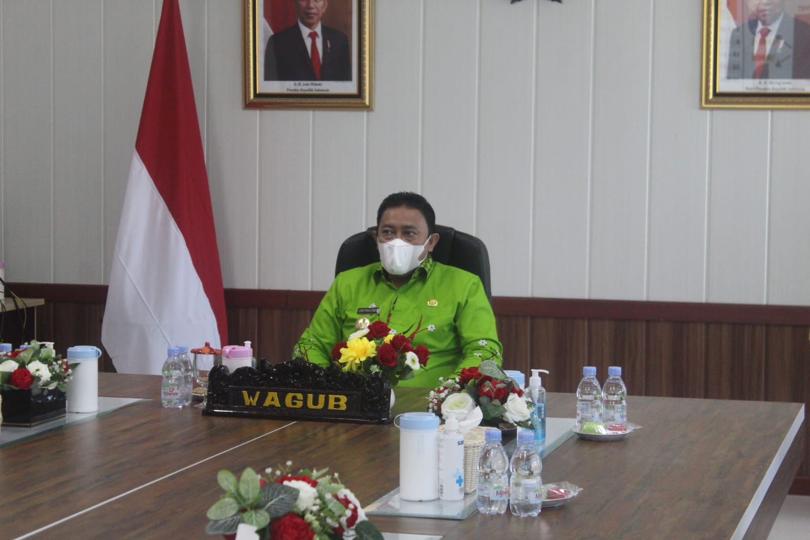 Wakil Gubernur Kalteng H. Edy Pratowo : Capaian Vaksinasi Covid-19 Dosis I di Kalteng 70,74 %