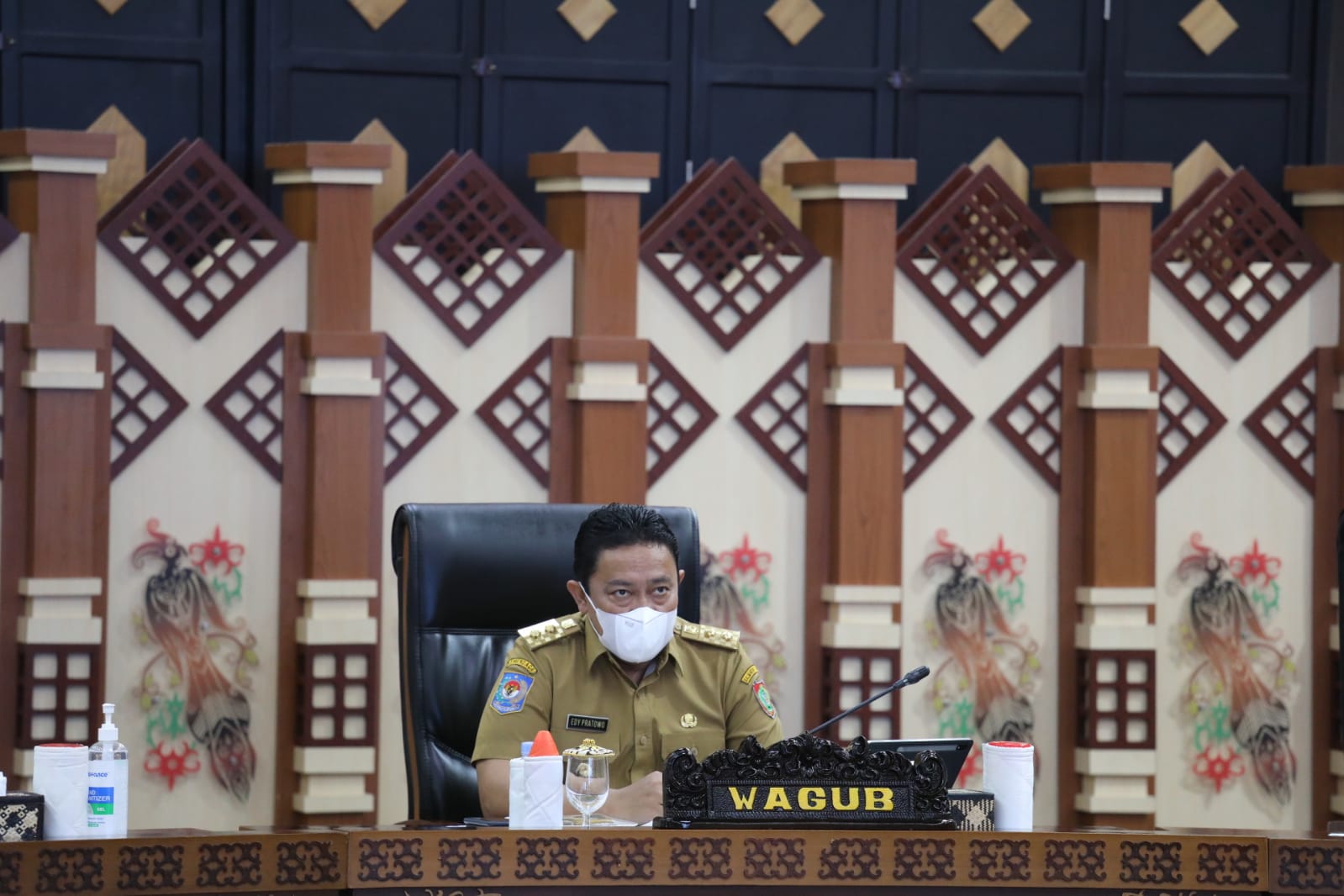 Wakil Gubernur H. Edy Pratowo Resmi Buka Rapat Koordinasi TPAKD se-Kalteng