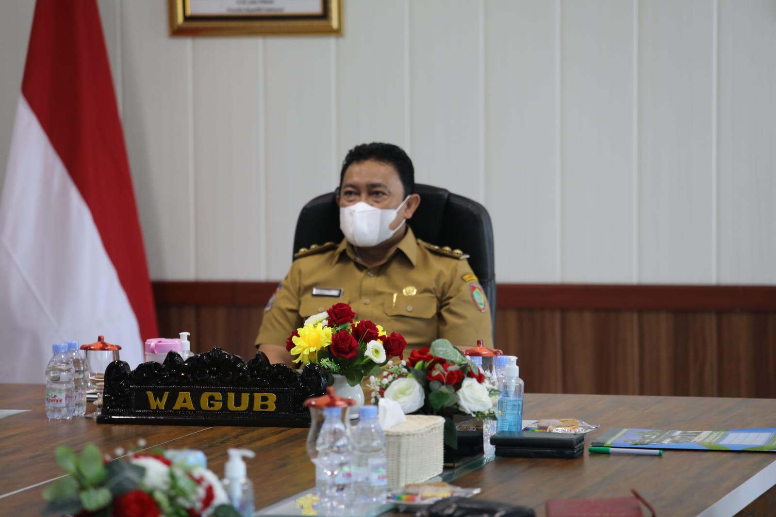 Wakil Gubernur Prov. Kalteng H. Edy Pratowo Hadiri Forum Nasional Stunting Secara Virtual