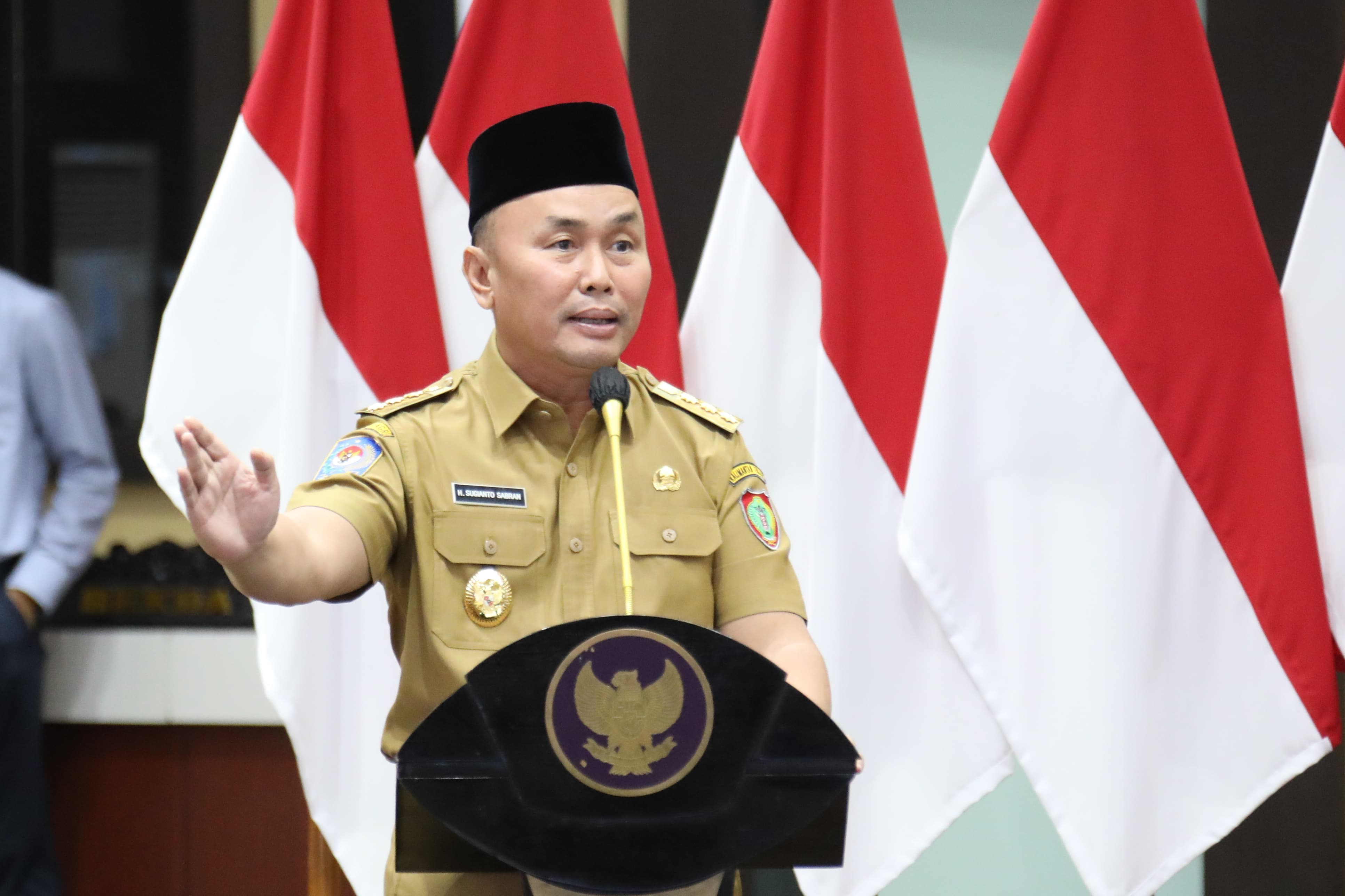 Gubernur Sugianto Sabran : Pemprov dan Pemerintah Kabupaten/Kota Harus Punya Tekad dan Komitmen yang Sama, Serta Sinergi yang Kuat Dalam Membangun Kalteng