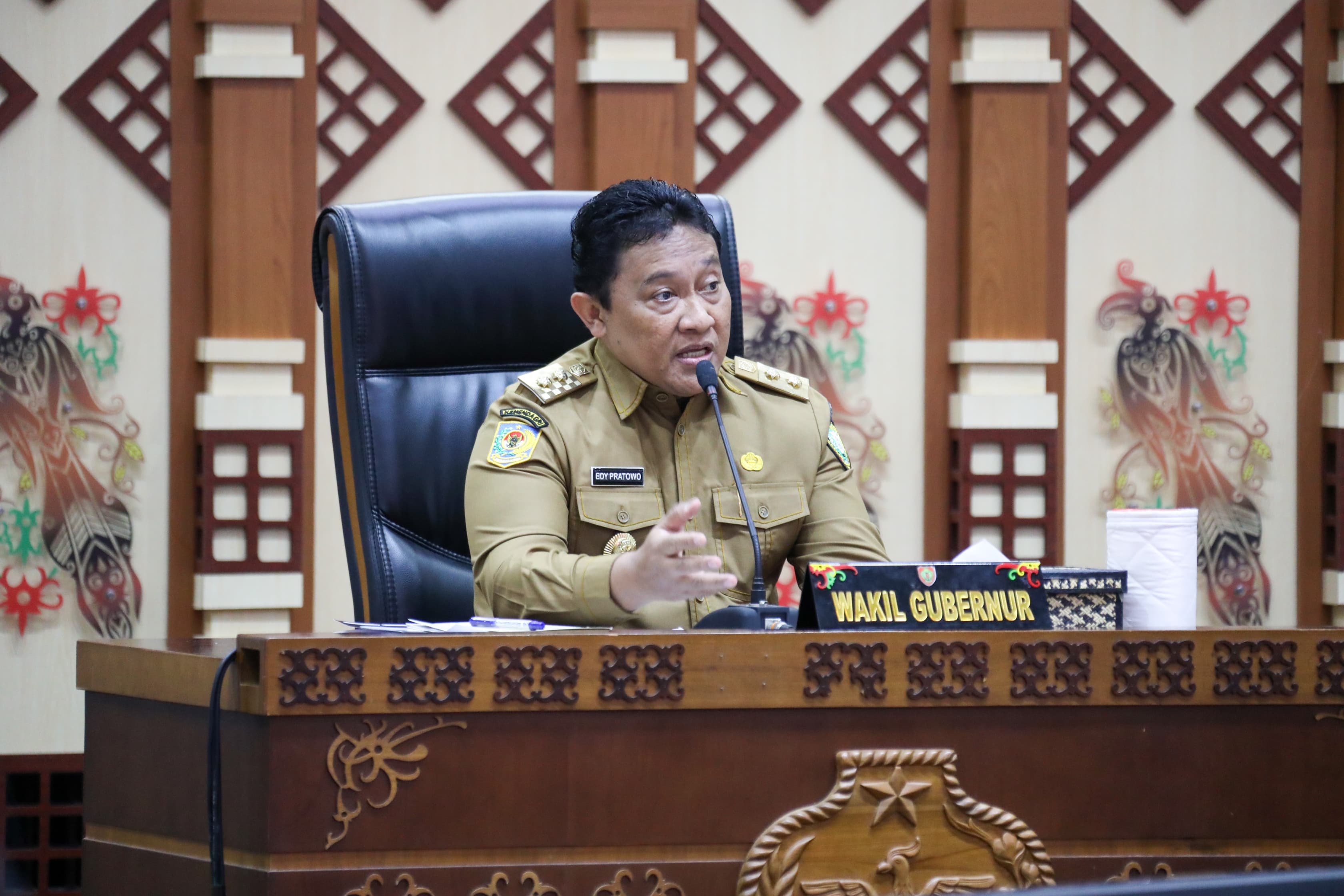Gubernur Sugianto Sabran : Pemprov dan Pemerintah Kabupaten/Kota Harus Punya Tekad dan Komitmen yang Sama, Serta Sinergi yang Kuat Dalam Membangun Kalteng