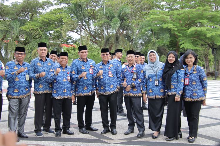 Kadis PMD Prov. Kalteng Aryawan Ikuti Upacara Peringatan Hari Otonomi Daerah ke-XXIX Lingkup Pemprov Kalteng Tahun 2025