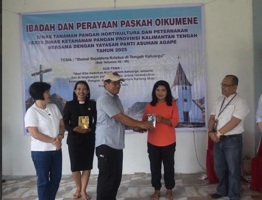 Dinas TPHP Prov. Kalteng Laksanakan Aksi Sosial, Ibadah dan Perayaan Paskah Tahun 2025