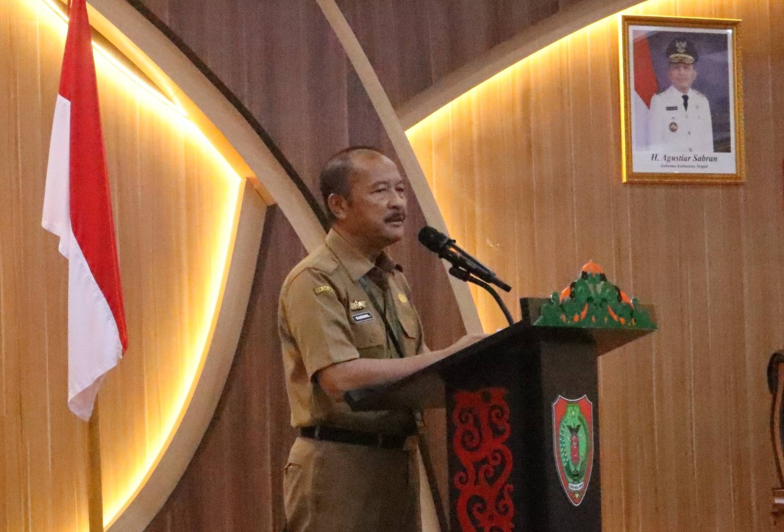 Inspektur Daerah Prov. Kalteng Saring Buka Bimtek Reviu RPJMD Bagi APIP