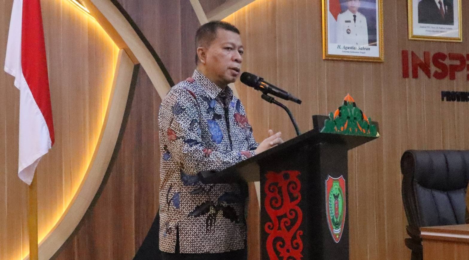 Inspektur Daerah Prov. Kalteng Saring Buka Bimtek Reviu RPJMD Bagi APIP
