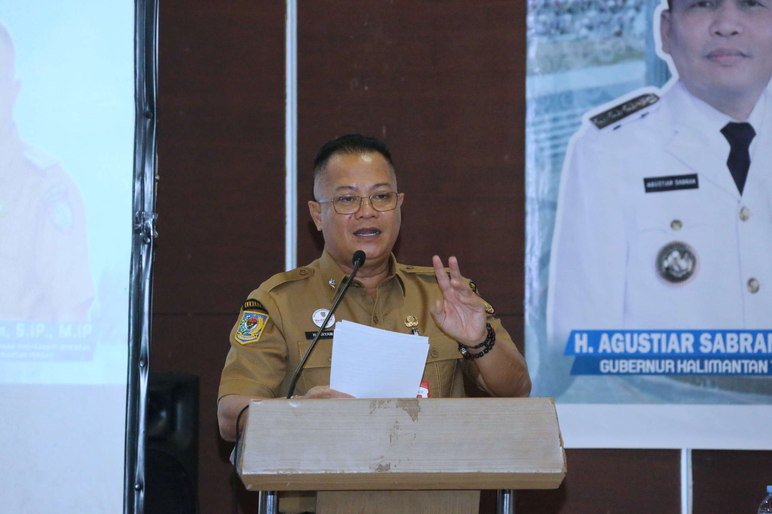 Kepala Dinas PMD Prov. Kalteng Aryawan Beri Apresiasi Kepada Para Peserta dan Para Pemenang