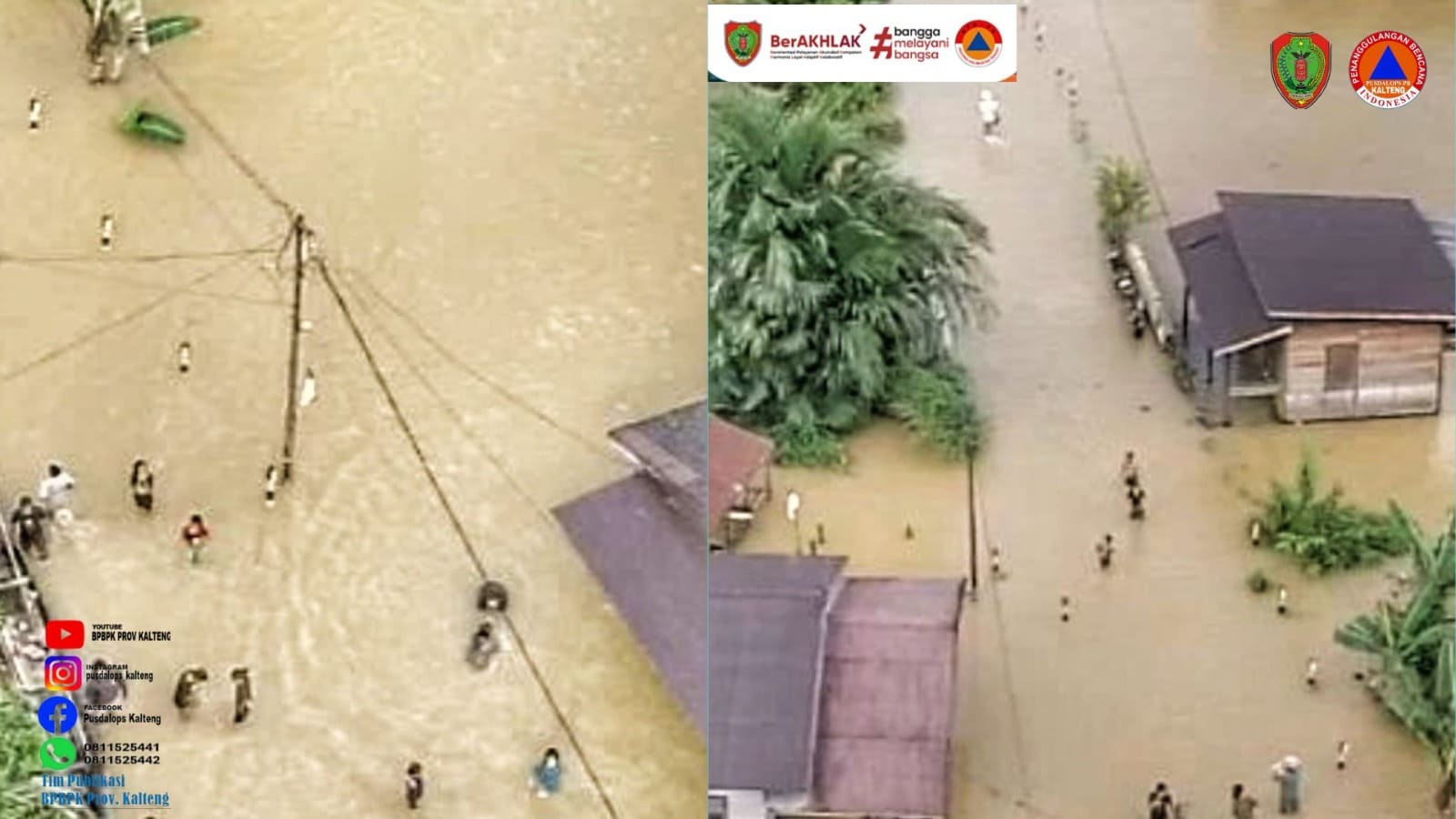 Empat Kecamatan di Kabupaten Gunung Mas Alami Banjir