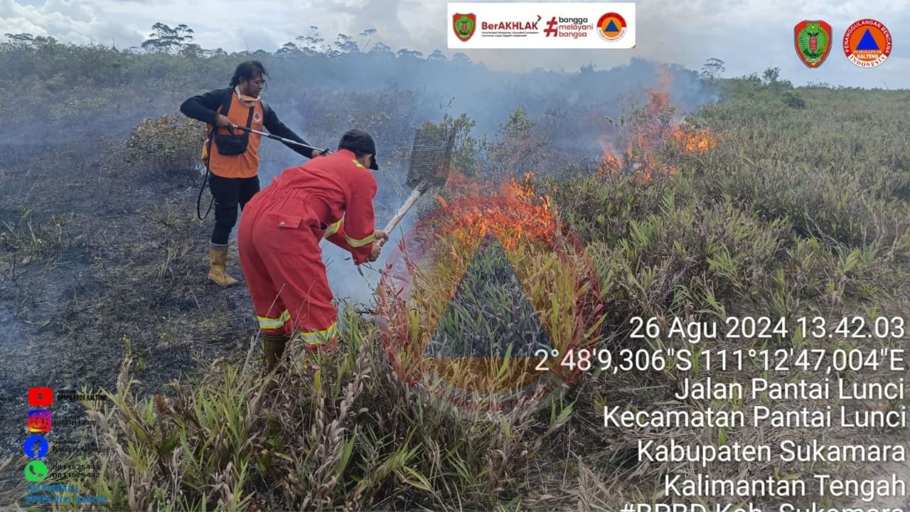 Kepala Pelaksana BPBPK Ahmad Toyib : Ada Sepuluh Kejadian Karhutla yang Telah Ditangani Oleh Satgas