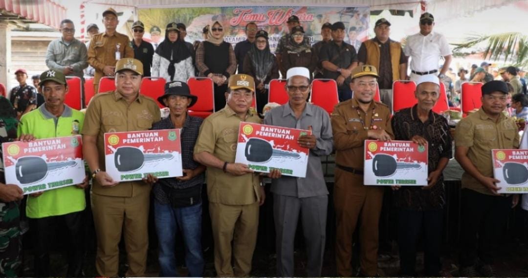 Kadis TPHP Prov Kalteng Laksanakan Pengawalan ke Lokasi Panen Raya Padi Lokal