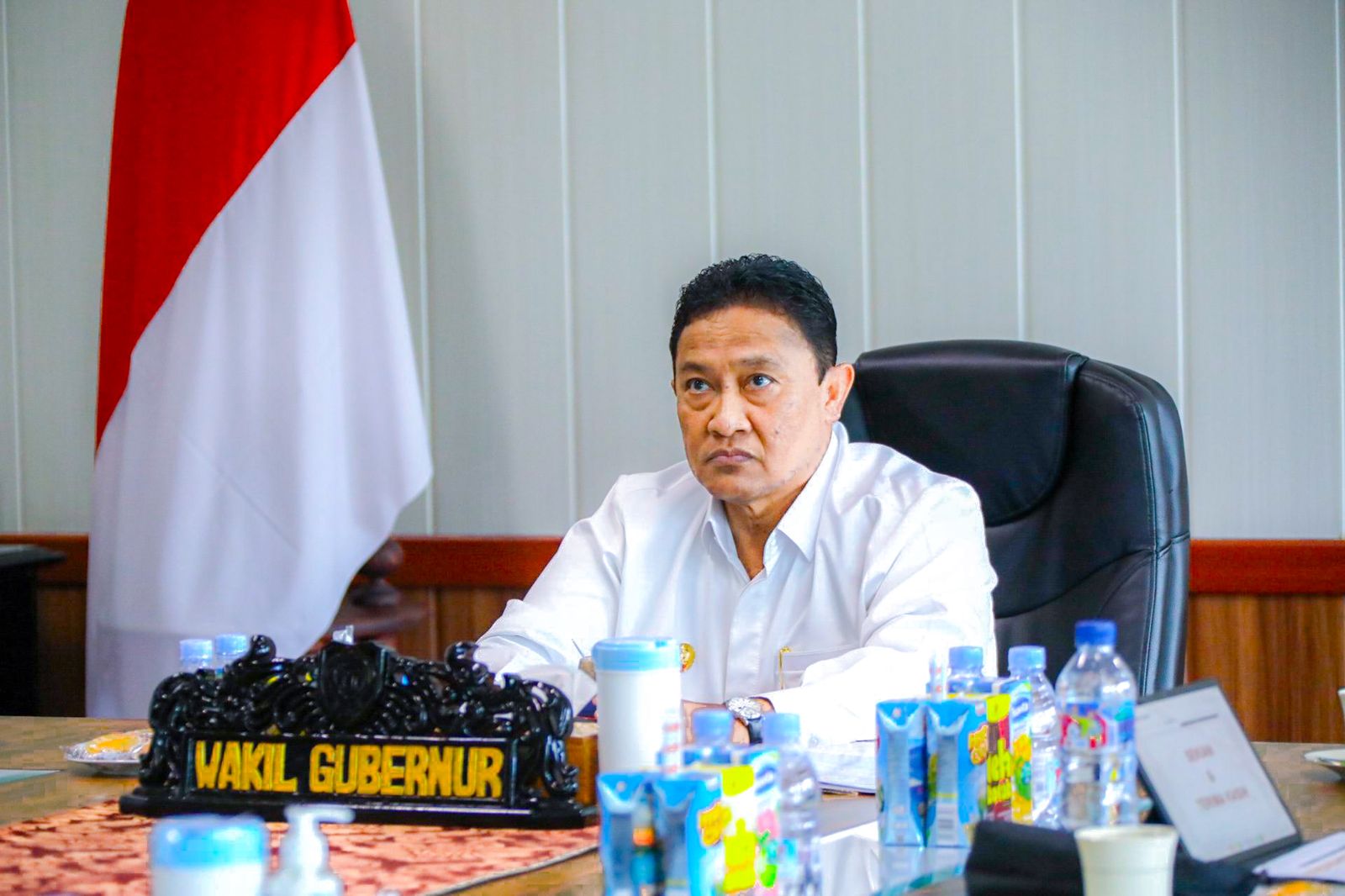 Wagub Kalteng Edy Pratowo Hadiri Rakor Pembahasan Perkembangan Situasi Keamanan dan Ketertiban Masyarakat