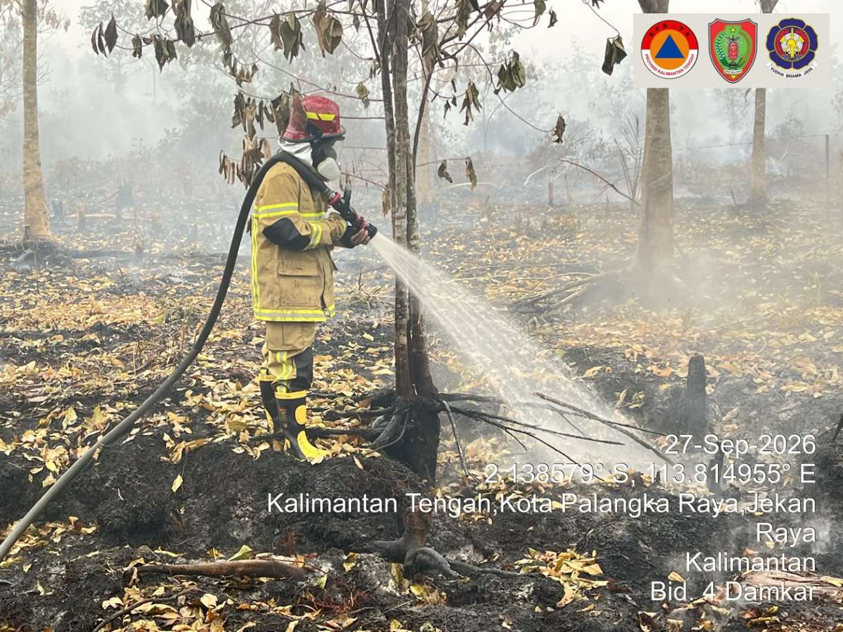BPBPK Kalteng Bersama Satgas Gabungan Intensifkan Penanganan Karhutla di Wilayah Rawan