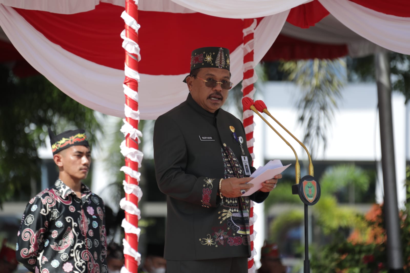 Sekda Prov. Kalteng Pimpin Upacara Peringatan Hari Sumpah Pemuda ke-94