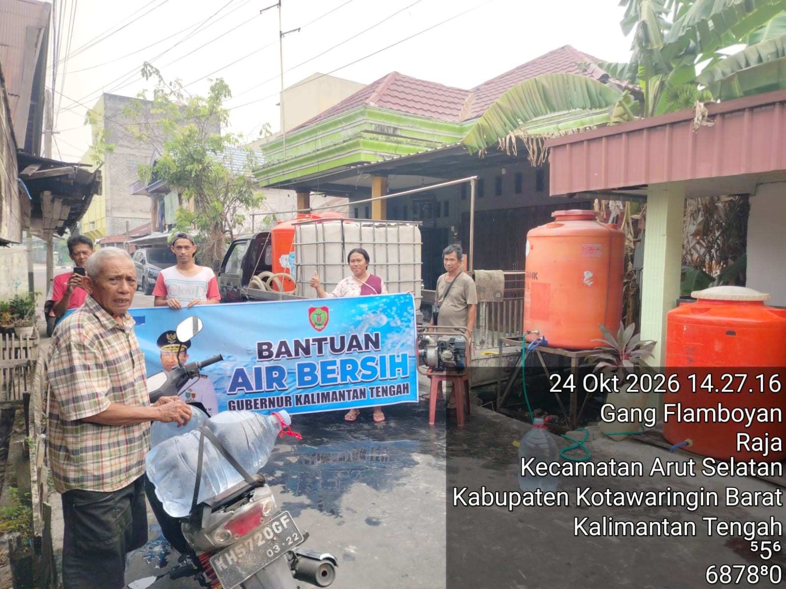 Pemprov Kalteng Salurkan 13,31 Juta Liter Air Bersih ke Sejumlah Kabupaten dan Kota
