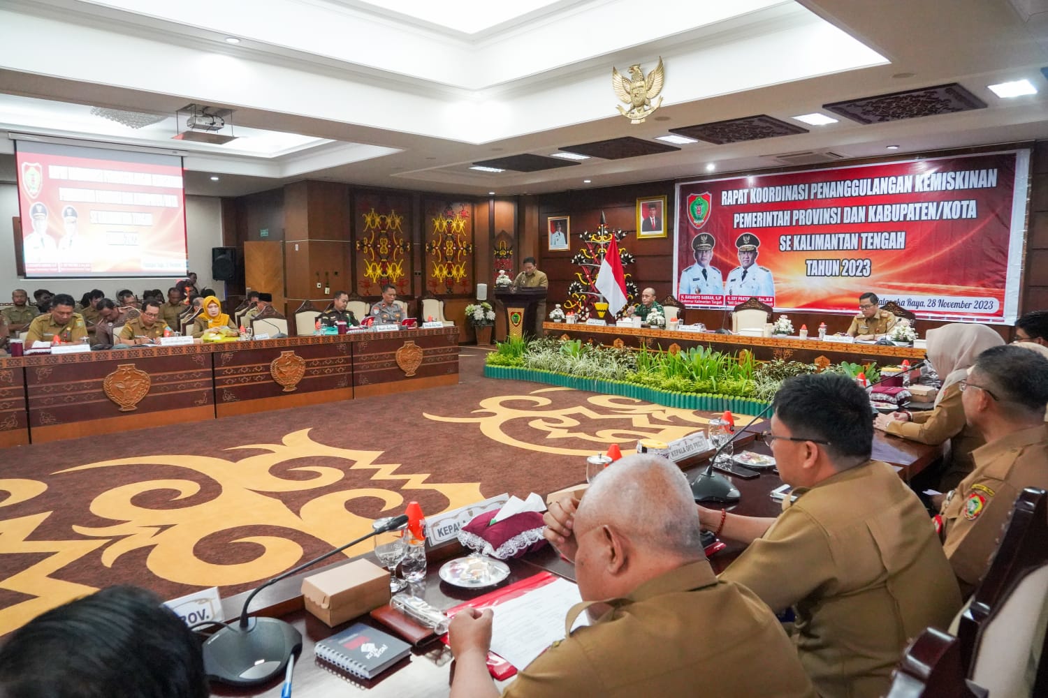 Wagub Kalteng Edy Pratowo Buka Rakor Penanggulangan Kemiskinan
