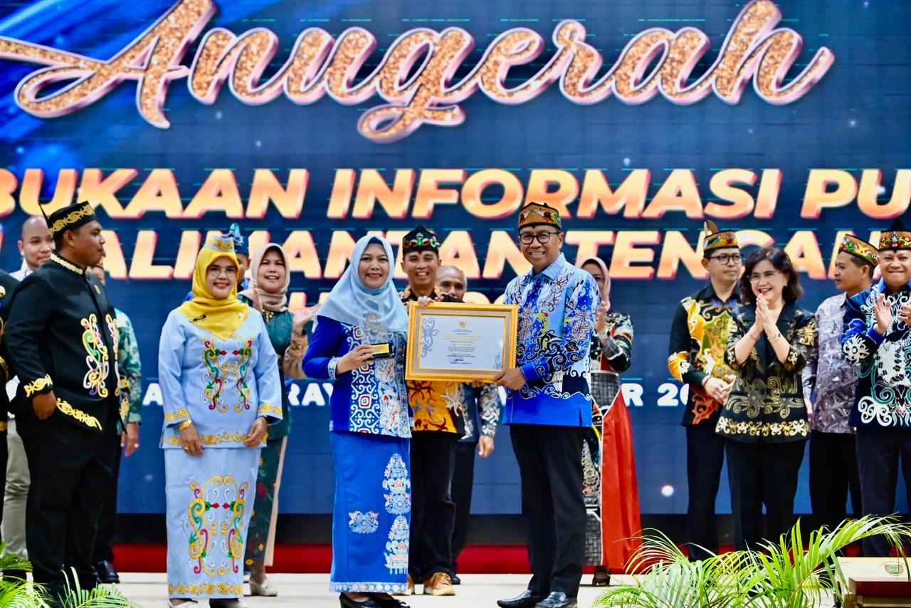 Dislutkan Prov. Kalteng Raih Peringkat 1 Kategori Informatif pada Anugerah Keterbukaan Informasi Publik