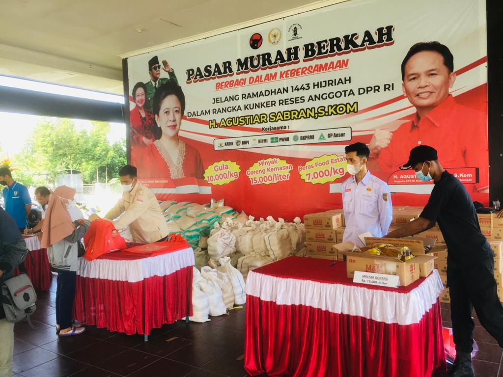 Agustiar Sabran gelar Pasar Murah Berkah bantu penuhi kebutuhan masyarakat