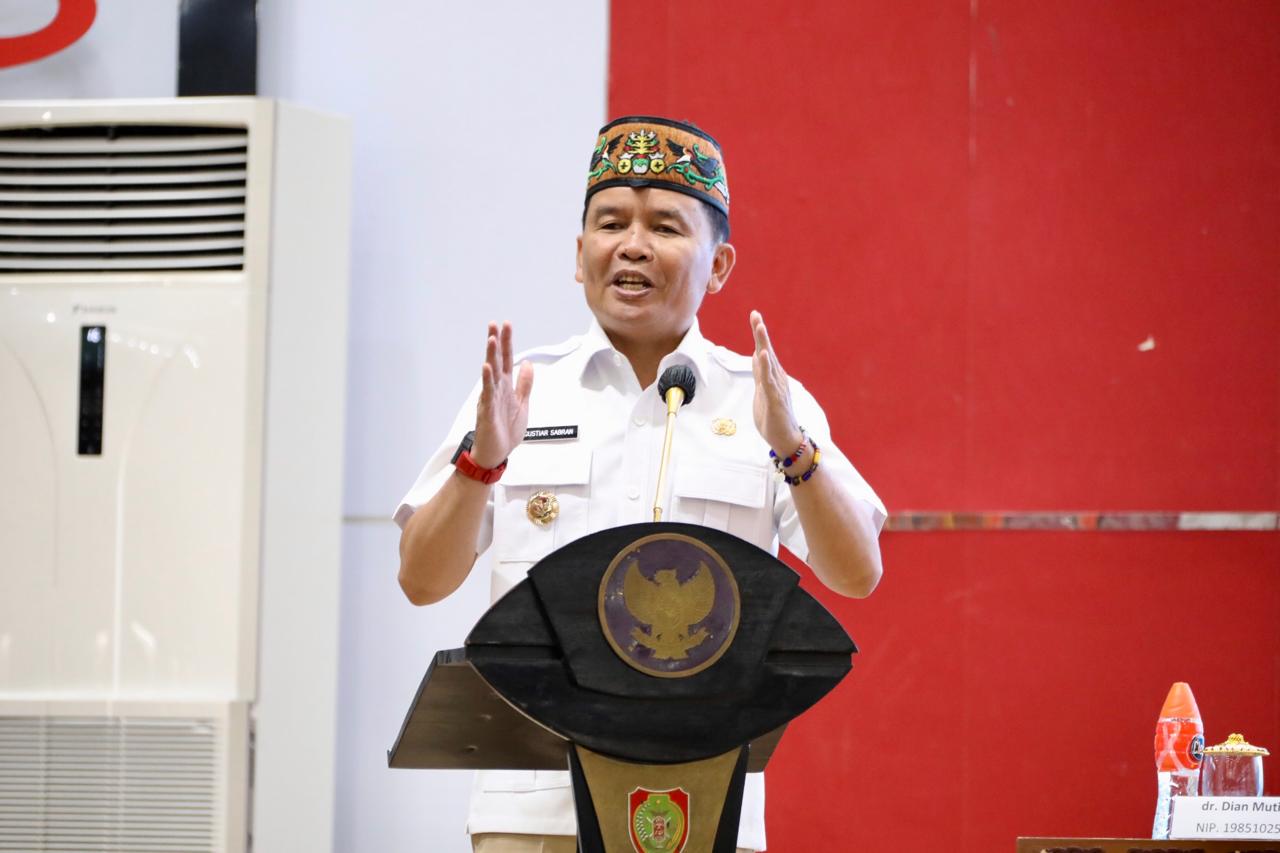 Gubernur Kalteng Agustiar Sabran Bersama Rektor UPR Salampak Lakukan Penandatanganan PKS Hibah Dana Pemprov Kalteng