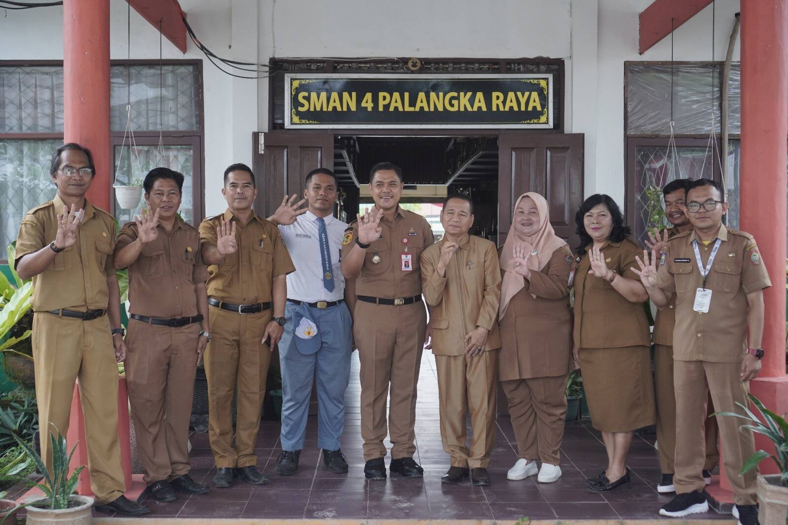 Disdik Prov. Kalteng Laksanakan Uji Coba Perdana Pembelajaran Hybrid Berbasis TV Interaktif
