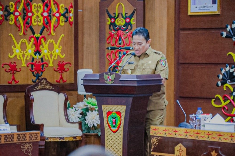 Wagub Kalteng Edy Pratowo Buka Rakor TEPRA Triwulan II Tahun Anggaran 2025