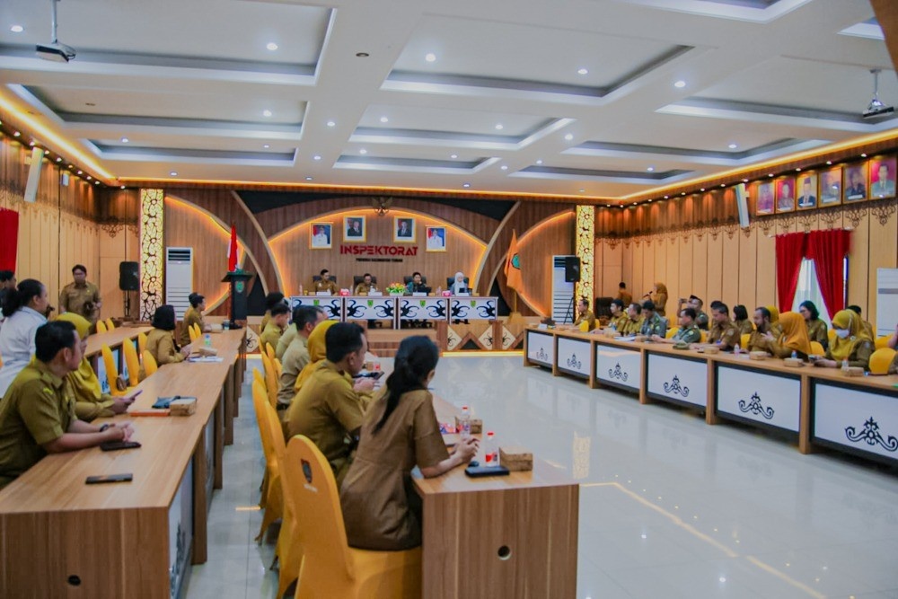 Inspektorat Daerah Bekerja Sama dengan Komisi Pemberantasan Korupsi Republik Indonesia Menyelenggarakan SPI