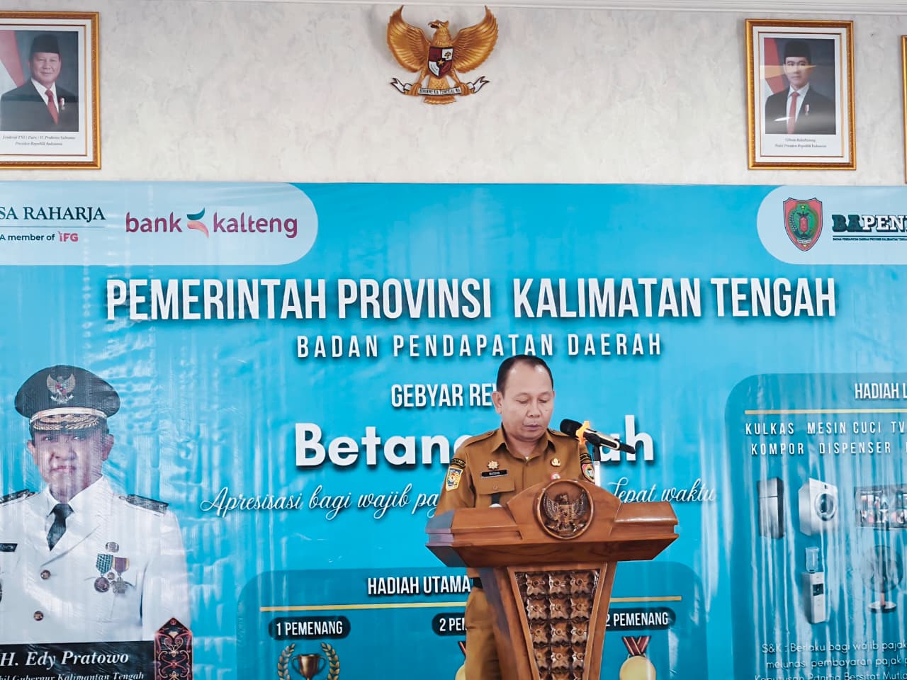 Gebyar Reward Betang Patuh 2026 Apresiasi Wajib Pajak Taat