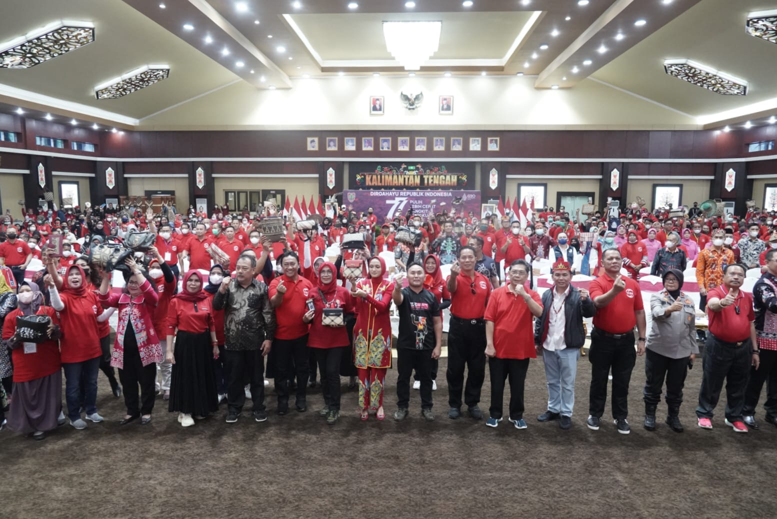 Gubernur Sugianto Sabran Buka Temu Akbar 5.000 UMKM Tahun 2022 Prov. Kalteng