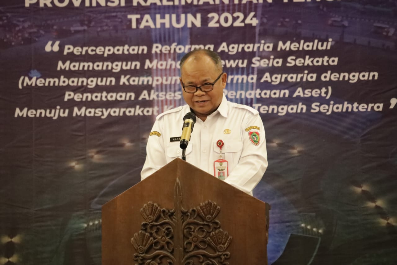 Plh. Asisten Pemkesra Maskur Hadiri Rakor Penyelenggaraan Reforma Agraria
