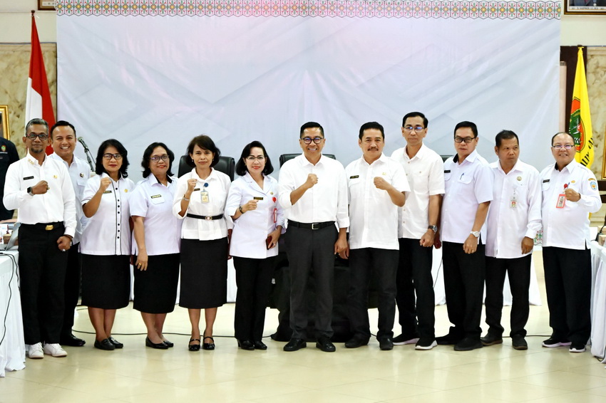 Bappedalitbang Prov. Kalteng Laksanakan Evaluasi Rancangan Peraturan Daerah RPJPD Kabupaten Murung Raya