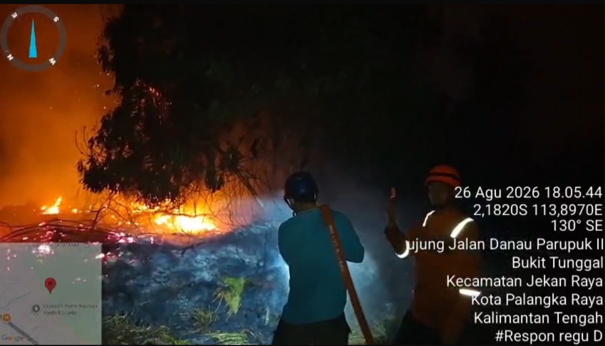 Perkuat Kesiapsiagaan, BPB-PK Kalteng Antisipasi Ancaman Karhutla