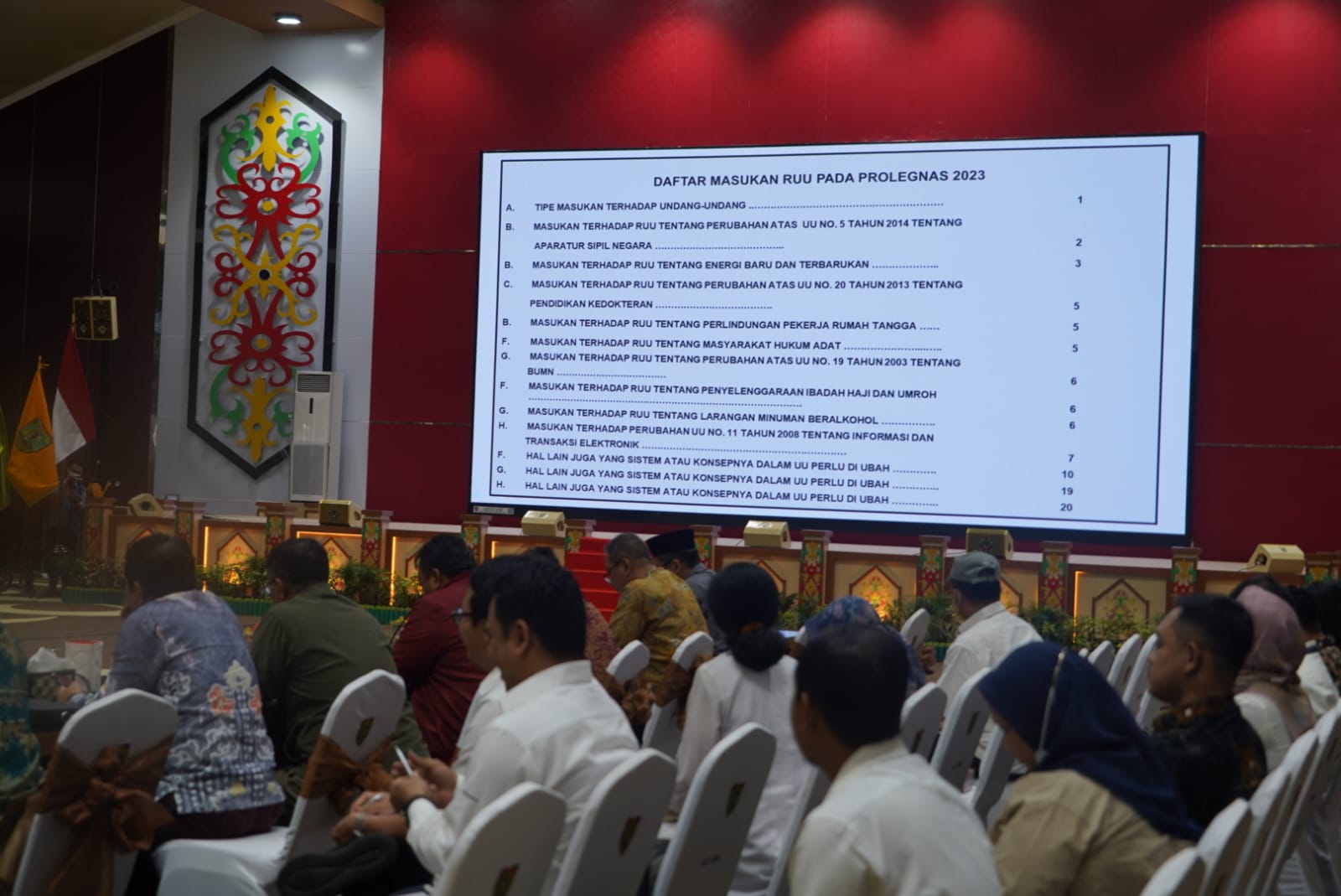 Wagub Kalteng Edy Pratowo Hadiri Sosialisasi Tahap II Program Legislasi Nasional RUU Prioritas Tahun 2023
