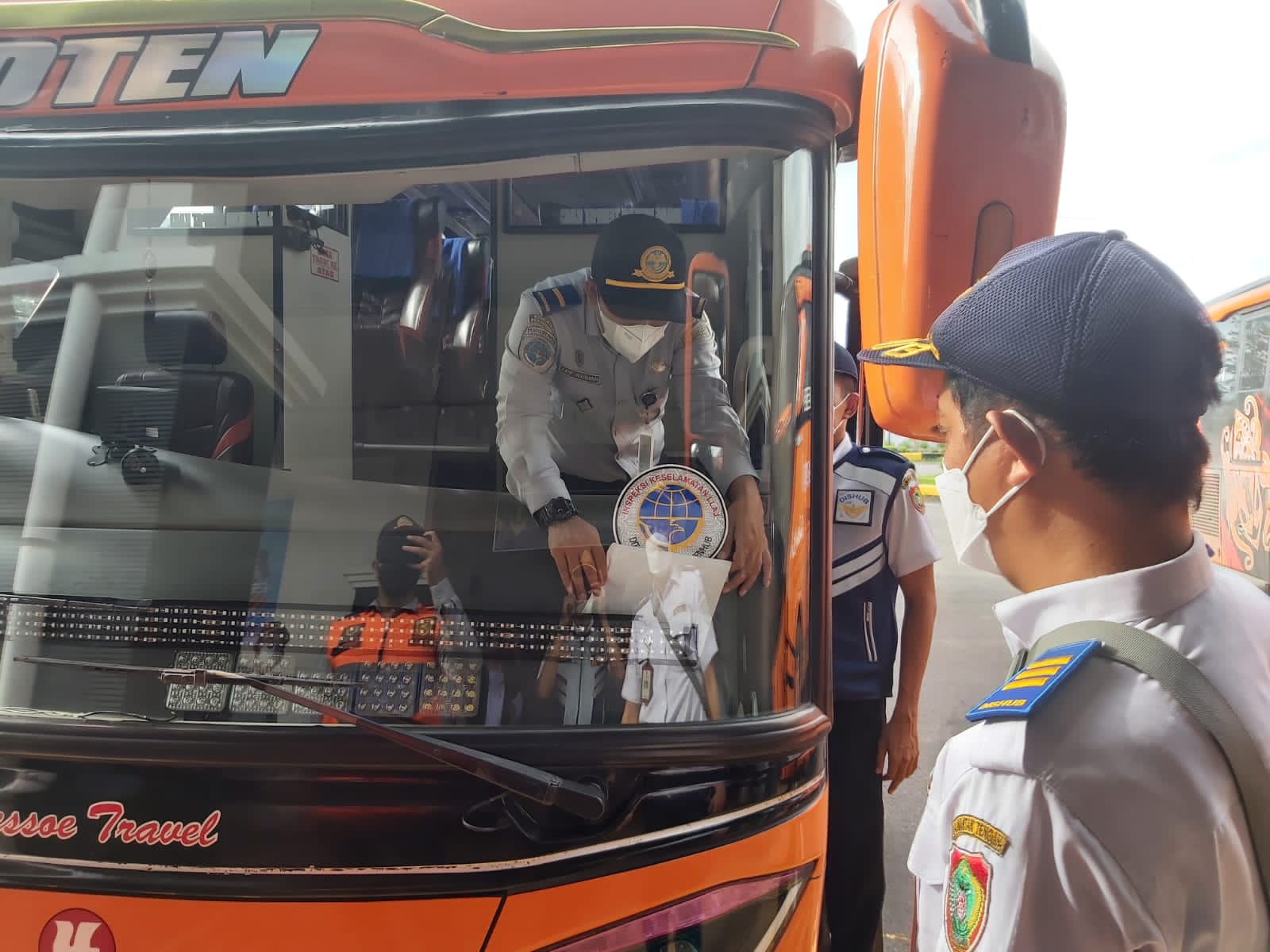 Rampcheck angkutan penumpang Terminal WA Gara