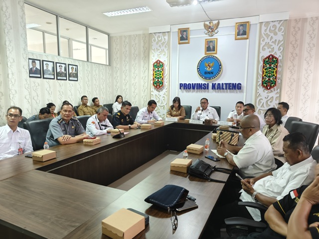 Plt. Kepala BNN Kalteng Pimpin Rapat Forum Komunikasi P4GN