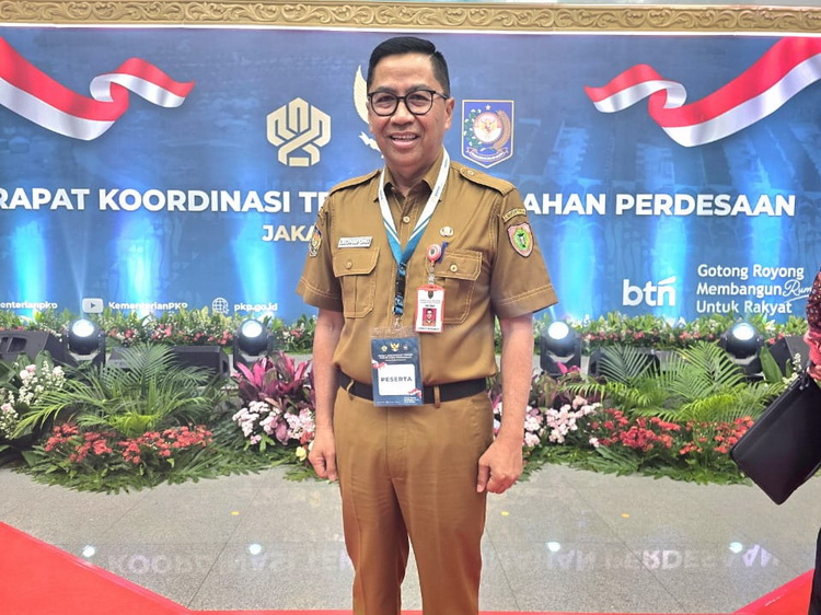 Kepala Bapperida Prov. Kalteng Hadiri Rakornis Perumahan Perdesaan