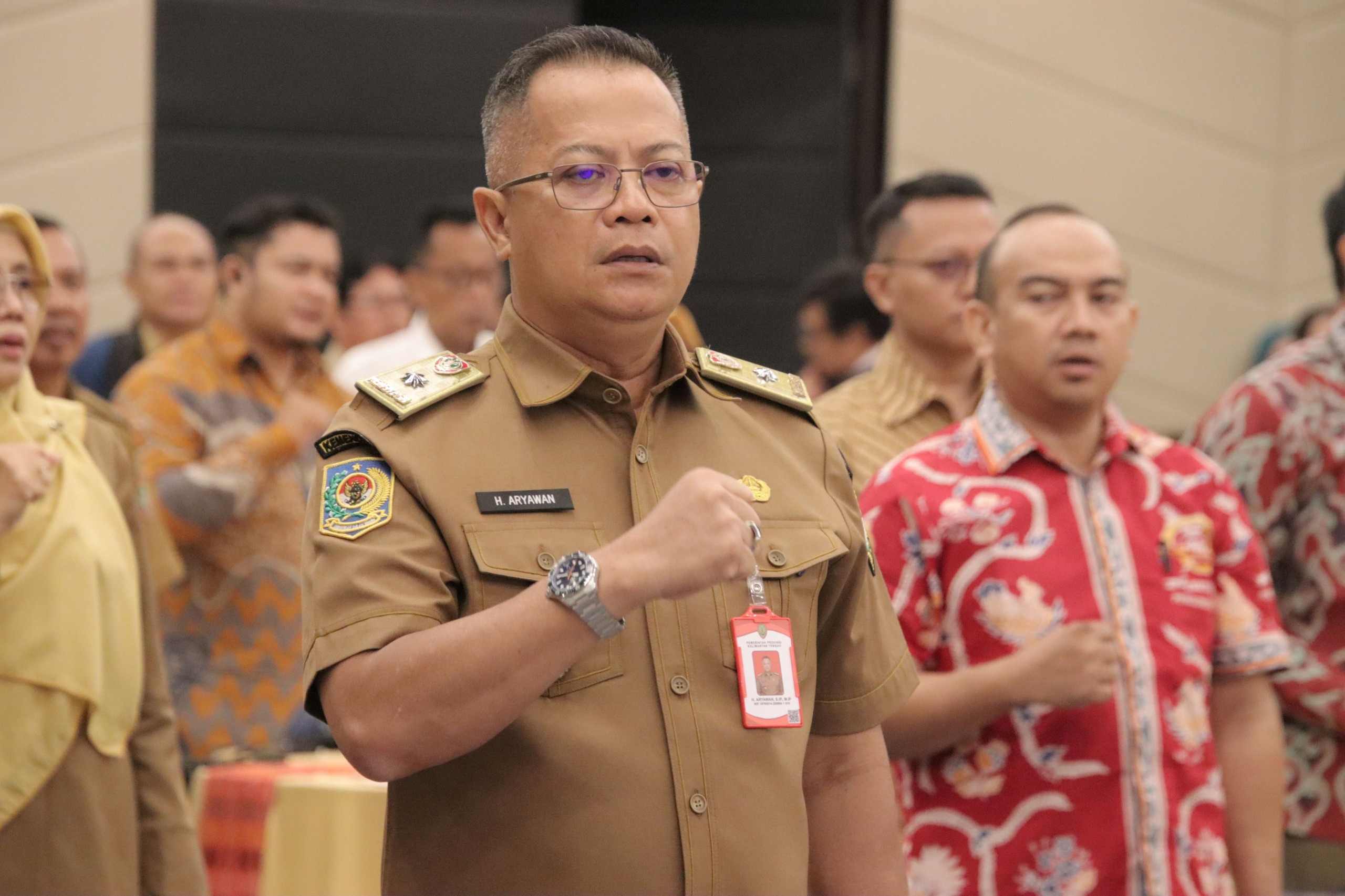 Kadis PMD Prov. Kalteng Hadiri Pembukaan Rakorda Pusat dan Daerah Koperasi Desa Merah Putih Kalteng