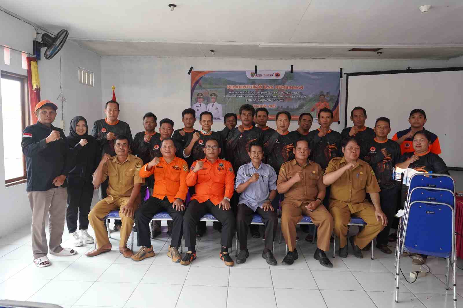 BPBD Prov. Kalteng Kembali Membentuk dan Membina Masyarakat Peduli Api