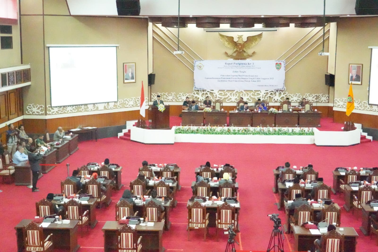 Wagub Kalteng Edy Pratowo Hadiri Rapat Paripurna ke-3 Masa Persidangan II Tahun Sidang 2023