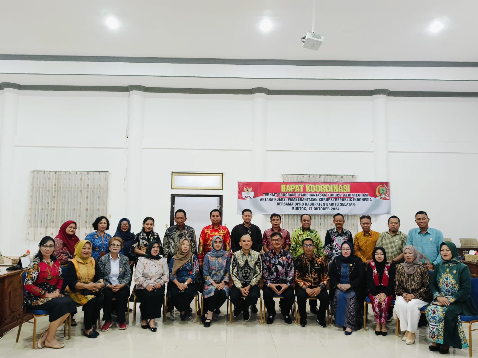 KPK bersama DPRD Barsel rapat koordinasi terkait program pemberantasan korupsi terintegrasi